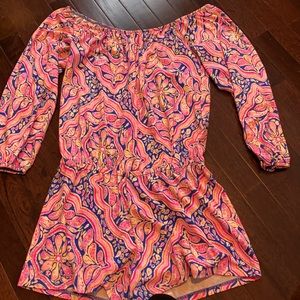 Lilly Pulitzer Off the Shoulder Romper